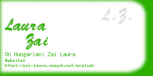 laura zai business card